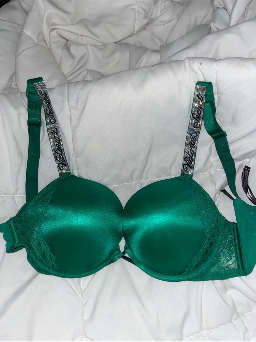 Victoria’s Secret Rhinestone Strap Bra Size 36C
